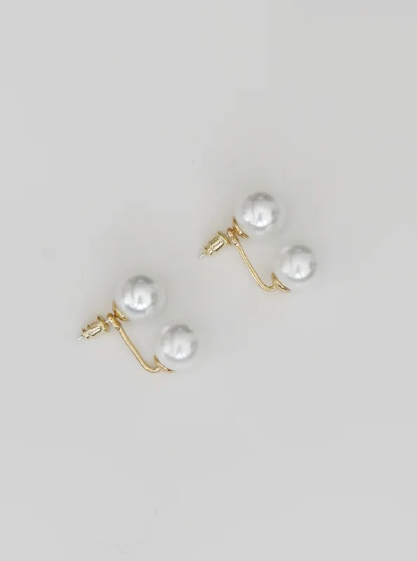 Iris Pearl Earrings (Final Sale)