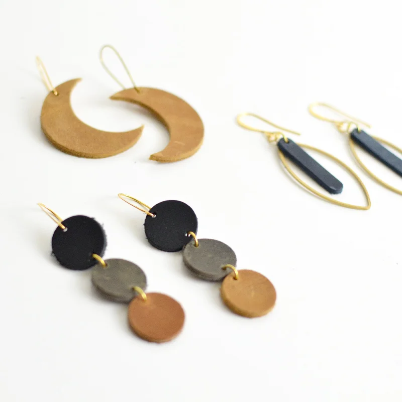 DIY Leather Earring Workshop \\ November 23rd \\ Bellingham