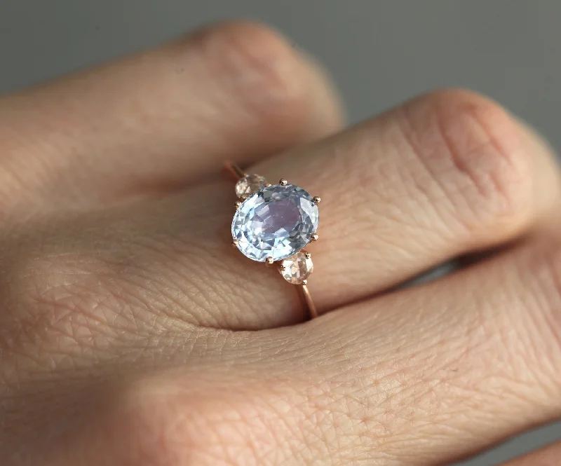 Esme Sapphire Diamonds Ring