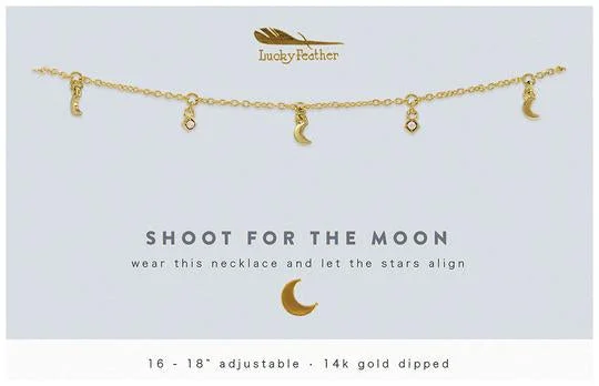 Dangle Necklace Moon