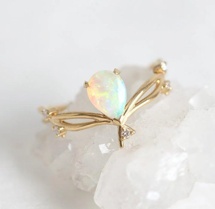 Arizona Pear Opal Ring