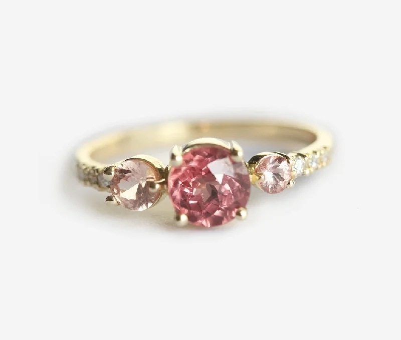 Affordable Luxury Jewelry For Every Occasion Angelina Round Garnet Ring