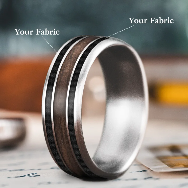 Unmissable Jewelry Discounts – Elevate Your Look For Less Custom Design - 3-Inlay Wide Center Ring 2kJ7CwzcO-F7SeE1J5yMPSHS