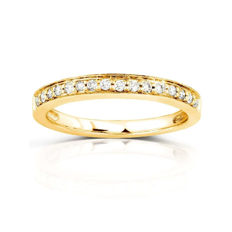 Huge Savings On Timeless Jewelry Collections Diamond Wedding Band 1/6 carat (ctw) in 14K Yellow Gold