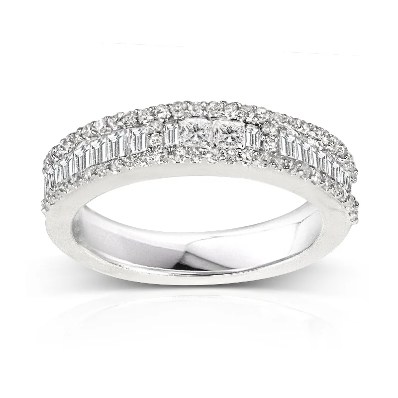 Chic, Trendy, And Affordable Jewelry Sale Diamond Wedding Band 3/5 carat (ctw) in 14K White Gold