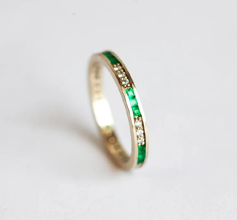 Big Savings On Your Favorite Jewelry Pieces Emerald Wedding Band, Emerald Wedding Ring