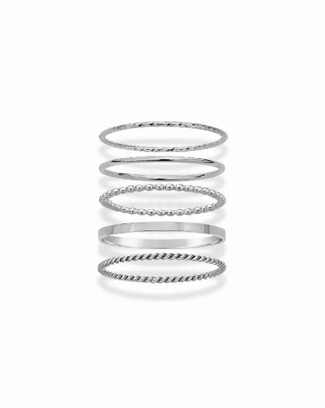 Everyday Stacking Ring Set