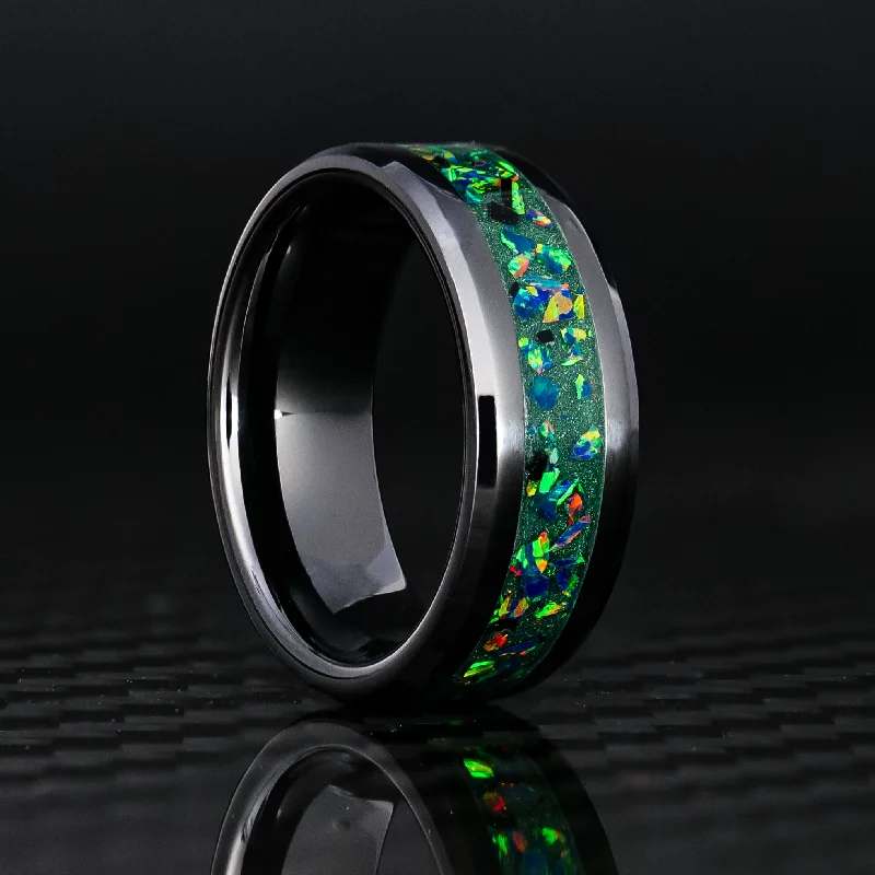 Unmissable Discounts On Timeless Jewelry Pieces Green Dragon Scale Opal Glowstone Ring