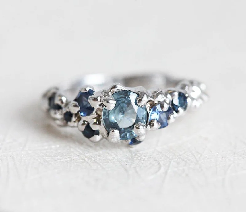 Celebrate With Sparkle – Jewelry Sale Now Live Handmade Engagement Ring, Raw Cluster Ring