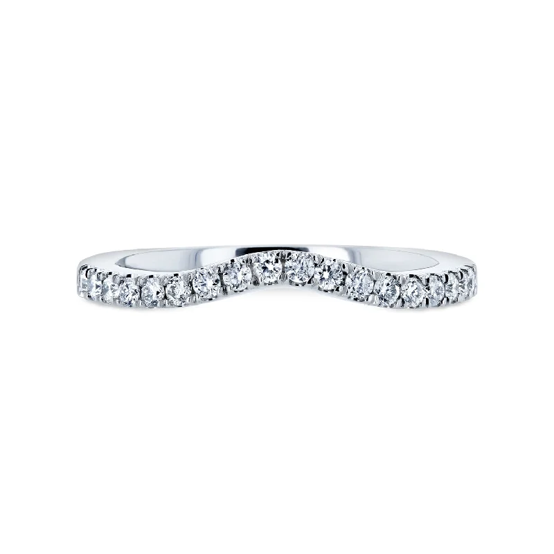 Fashion-Forward Jewelry At Incredible Prices Tiffany Curved LG Diamond Wedding Band