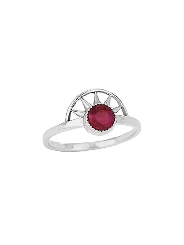 Ruby Sunrise Ring