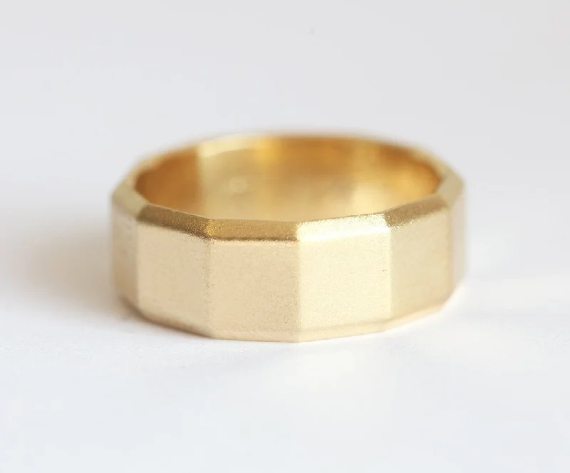 Elegant Jewelry Styles At Budget-Friendly Prices Patrick Wedding Ring, 14K Gold Men'S Ring