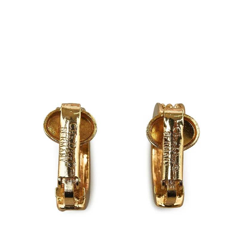 DIOR Rhinestone Clip-On Earrings Costume Earrings