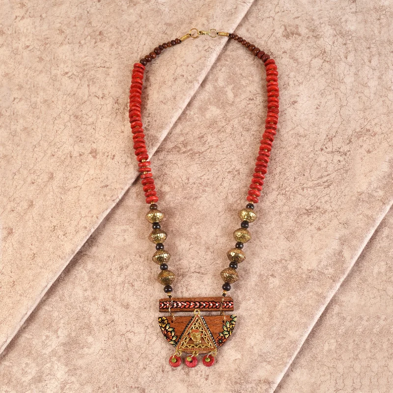 The Pharaoh' Handcrafted Tribal Dokra Necklace