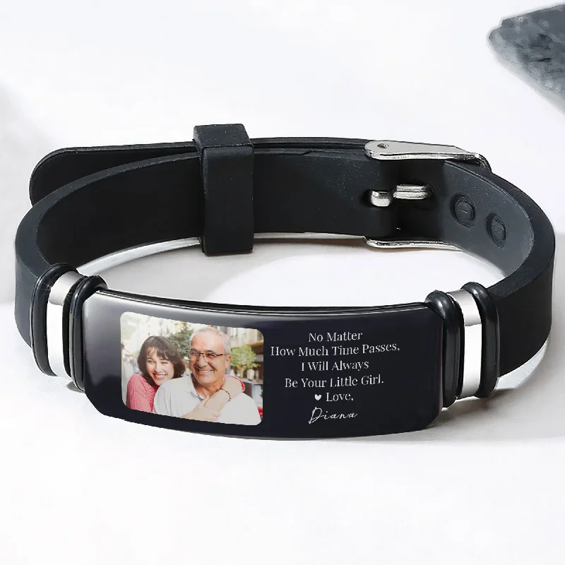 Limited-Stock Jewelry Sale – Once It's Gone, It's Gone Always Be Your Little Girl Gift From Daughter - Personalized Photo Bracelet