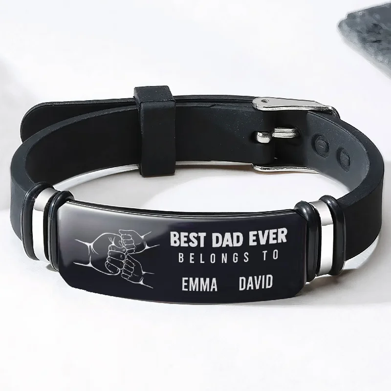 Flash Sale On Stunning Jewelry – Don't Miss Out Best Dad Ever - Personalized Bracelet