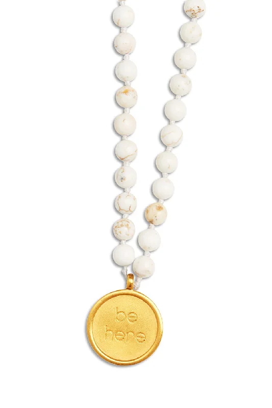 Shop Handcrafted Jewelry At Special Promotional Rates White Turquoise Mala Necklace