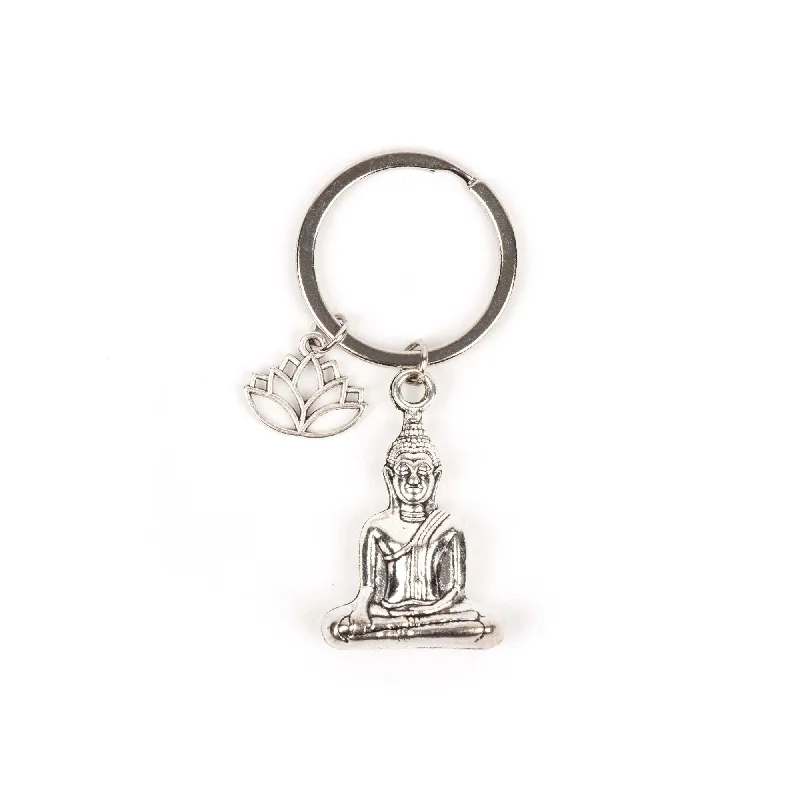 The Perfect Jewelry Piece At The Perfect Discount Keyring - Buddha & Lotus