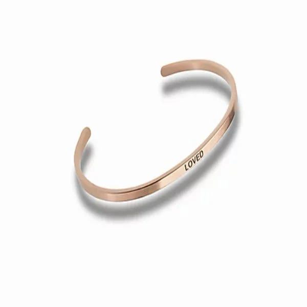 "Loved" Rose Gold Embracelet