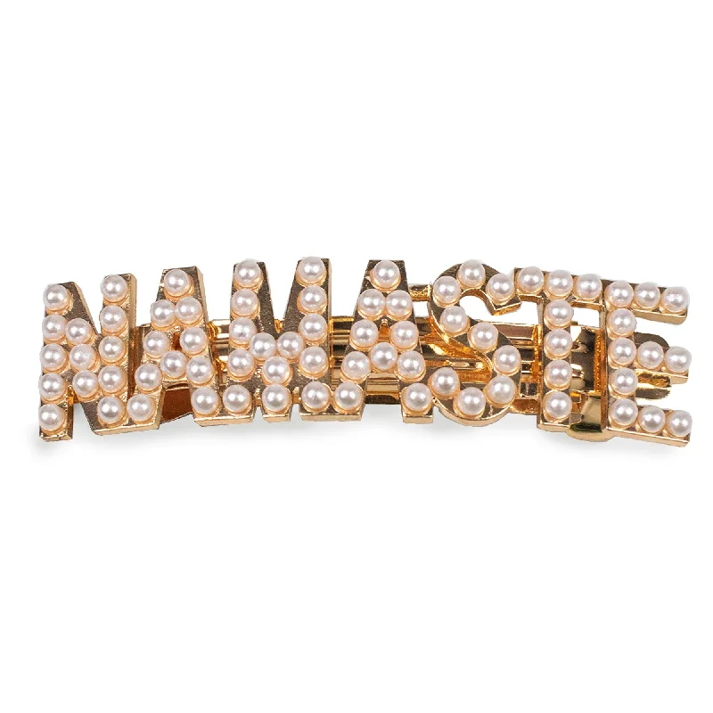 Stunning Statement Jewelry, Unbeatable Discounts Namaste Pearl Hair Clip