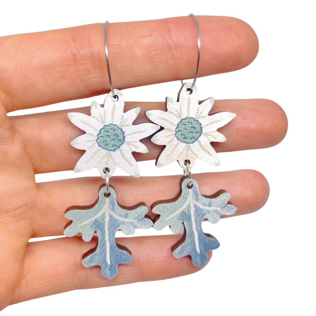 Luxury Meets Affordability – Jewelry Sale Live Now Pixie Nut and Co Flannel Flower Earrings