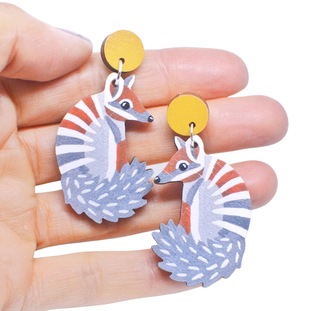 Final Call For Exquisite Jewelry At Reduced Rates Pixie Nut and Co Numbat Earrings