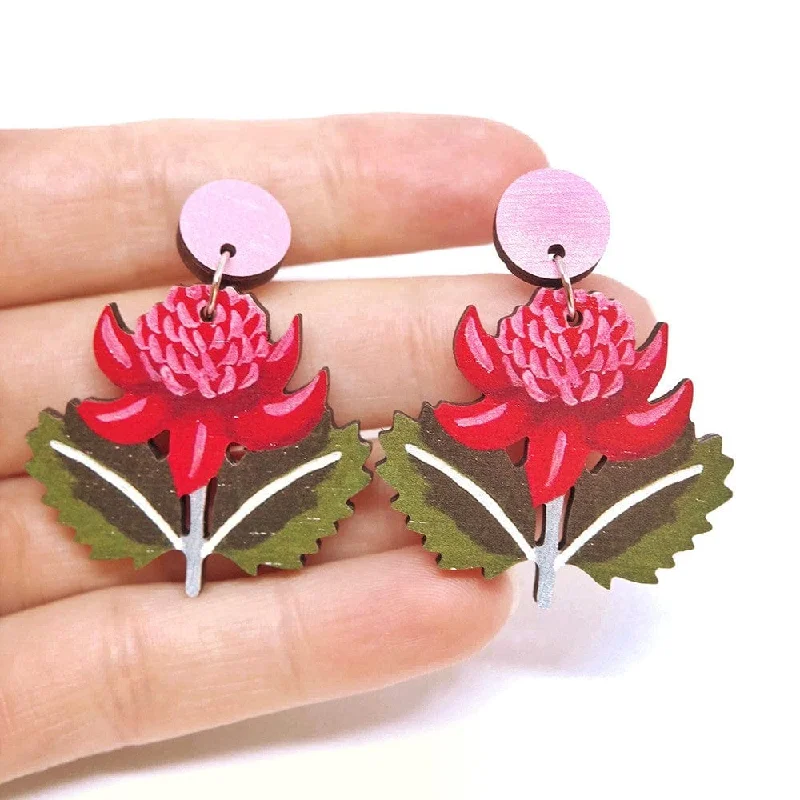 Your Perfect Accessory Now At The Best Price Pixie Nut and Co Waratah Earrings