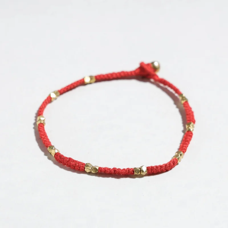 Exclusive Online Discounts On Stylish Jewelry Tribal Odisha Dokra Threadwork Anklet