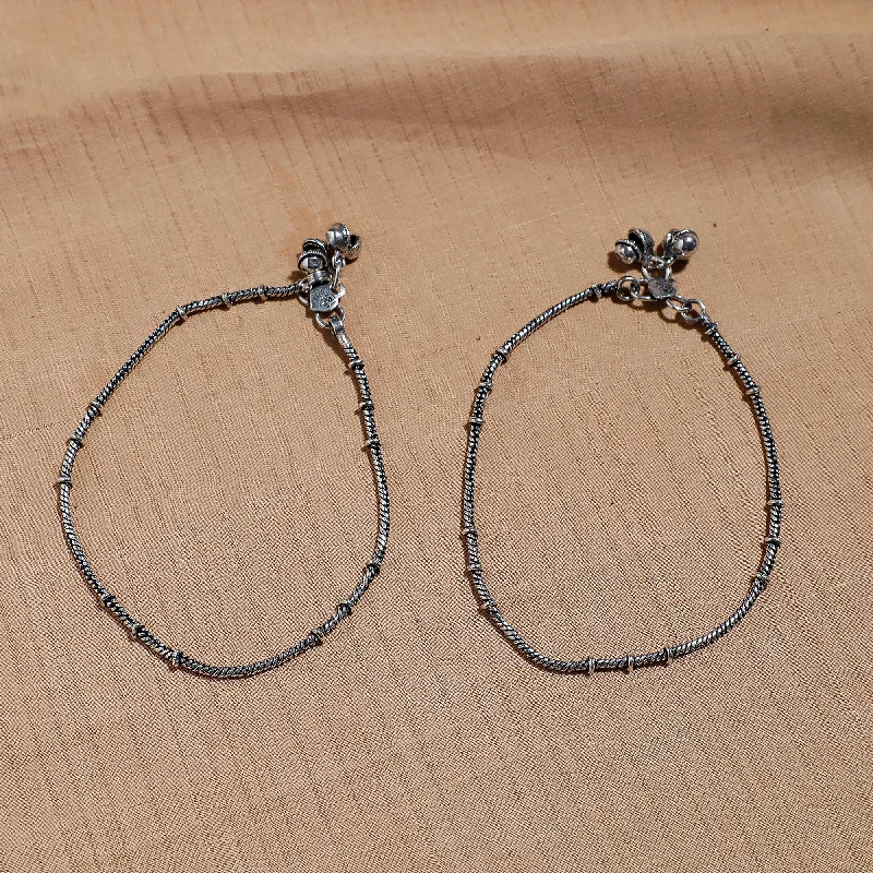 Flash Sale On Stunning Jewelry – Don't Miss Out Antique Finish Oxidised German Silver Anklets