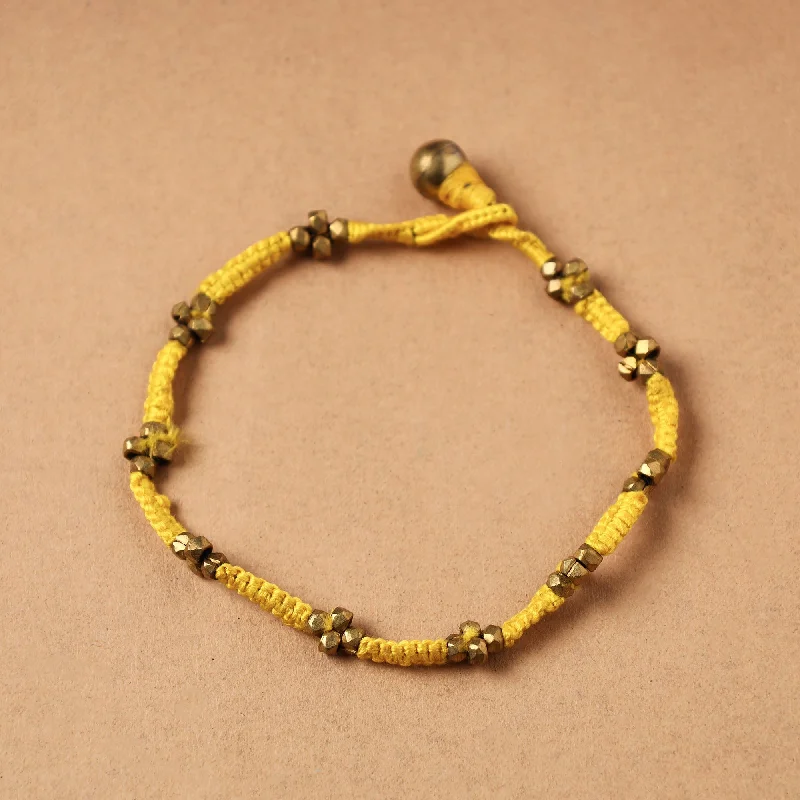 Buy More, Save More On Stunning Jewelry Pieces Tribal Odisha Dokra Threadwork Anklet 125