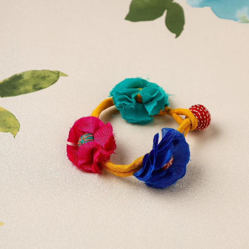 Special Deals On Handcrafted And Designer Jewelry Handmade Flower Anklet by Jugaad