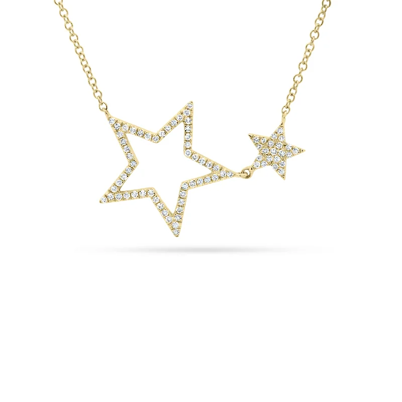 Jewelry Deals That Sparkle – Shop Today Diamond Open & Filled Star Necklace