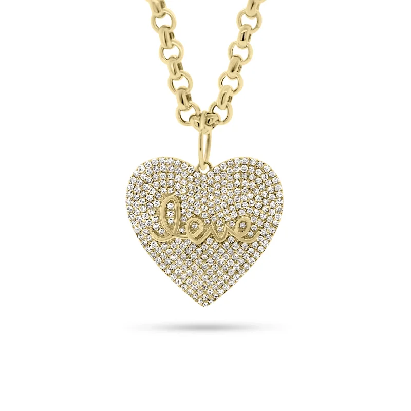 Exclusive Jewelry Discounts – Shop Now For Savings Diamond Love Heart Pendant