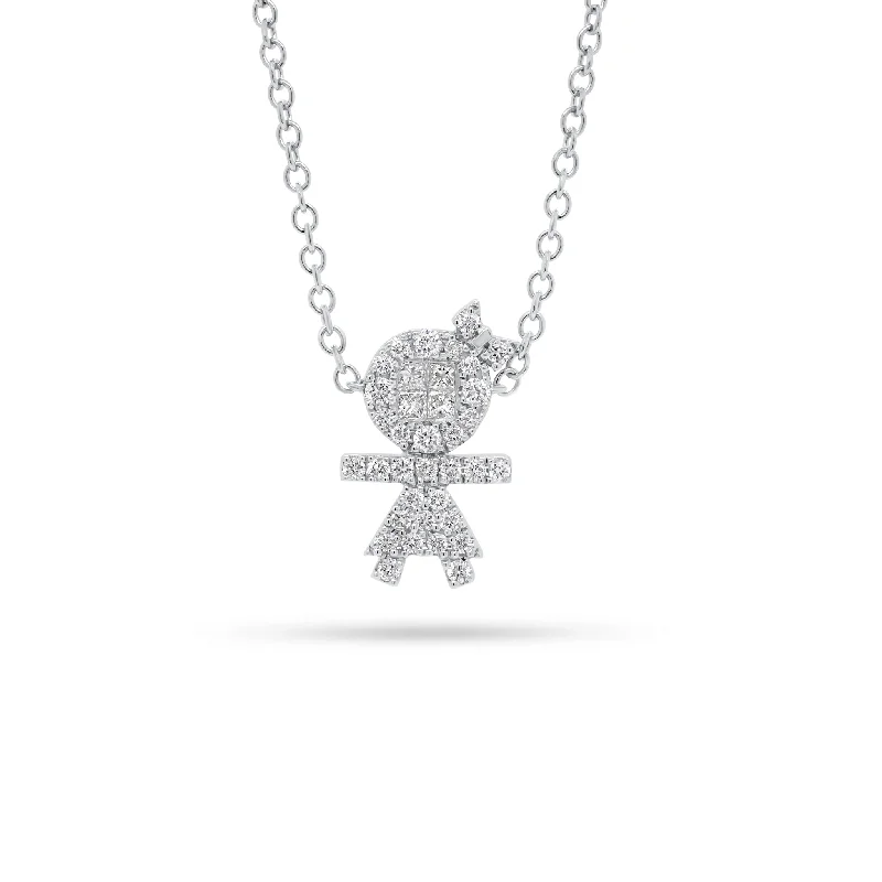 Stunning Jewelry Pieces At The Lowest Prices Ever Diamond Stick Figure Girl Necklace