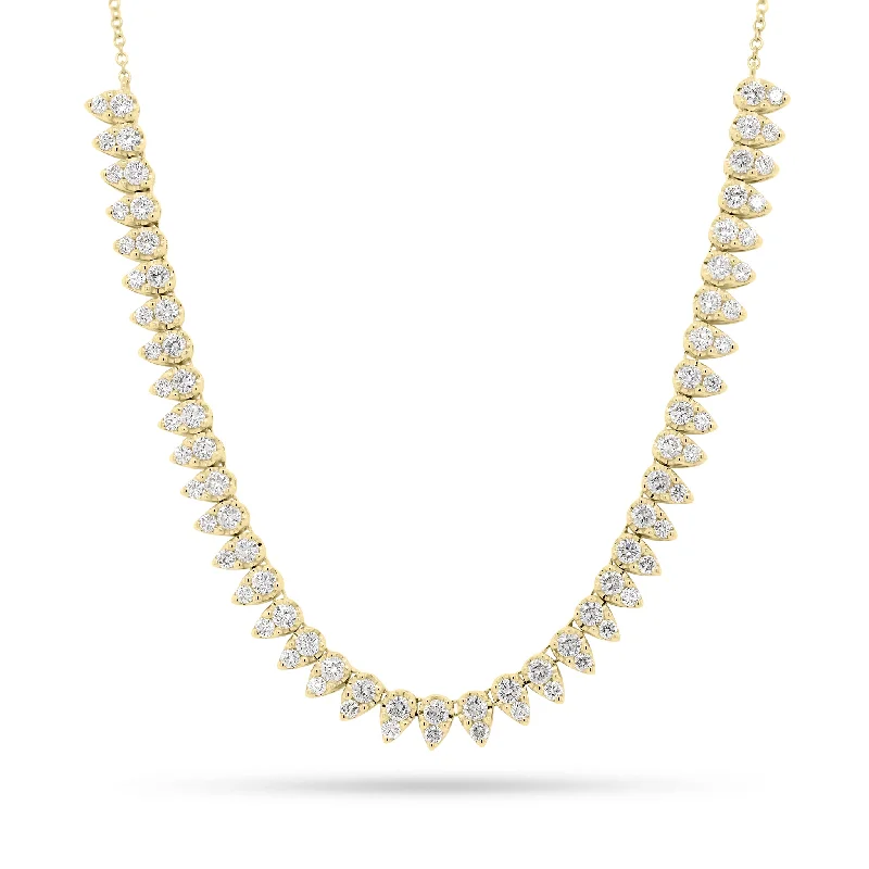 Your Dream Jewelry At Dream Prices – Shop Now Diamond Teardrops Fashion Necklace