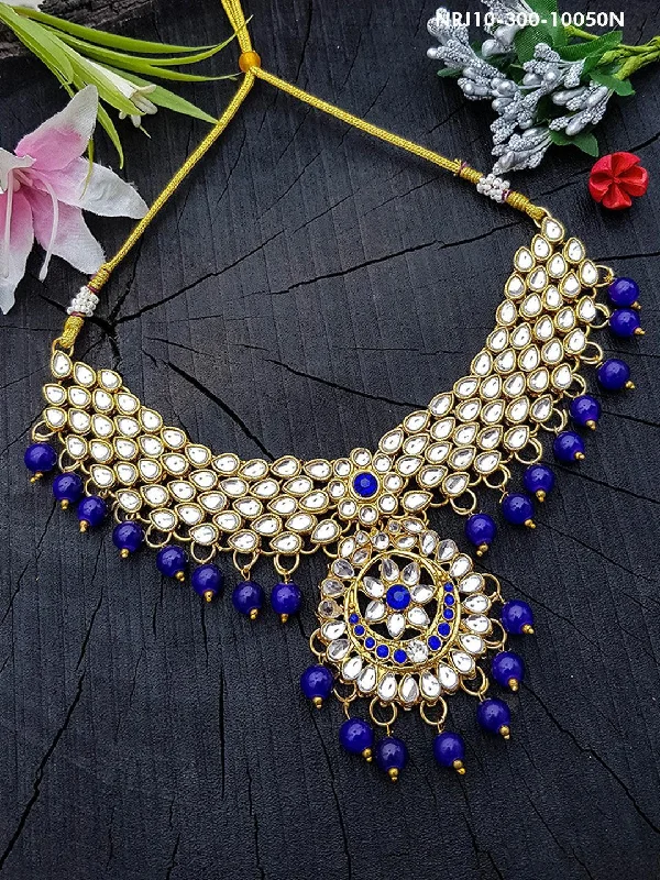 Exclusive Jewelry Offers – Sparkle For Less Gold Plated Kundan Necklace (ONLY Necklace)