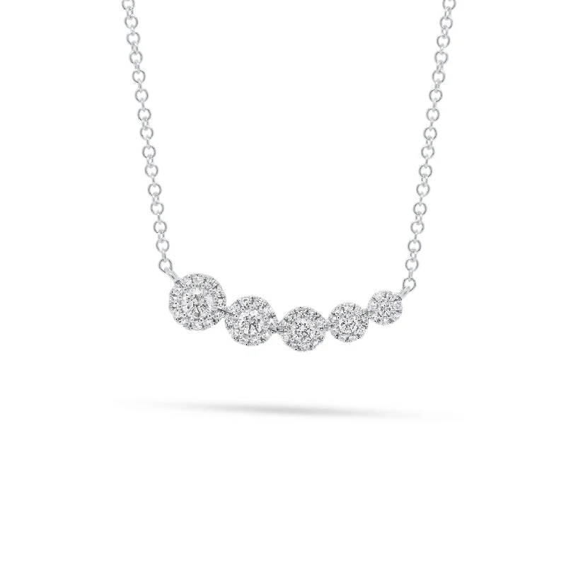 Holiday Jewelry Sale – Perfect Gifts At The Best Prices Halo Diamond Bar Pendant