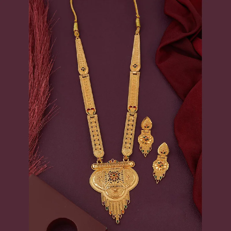 Shop Dazzling Jewelry At The Best Prices Kalpna Sales Gold Plated Meenakari Necklace Set