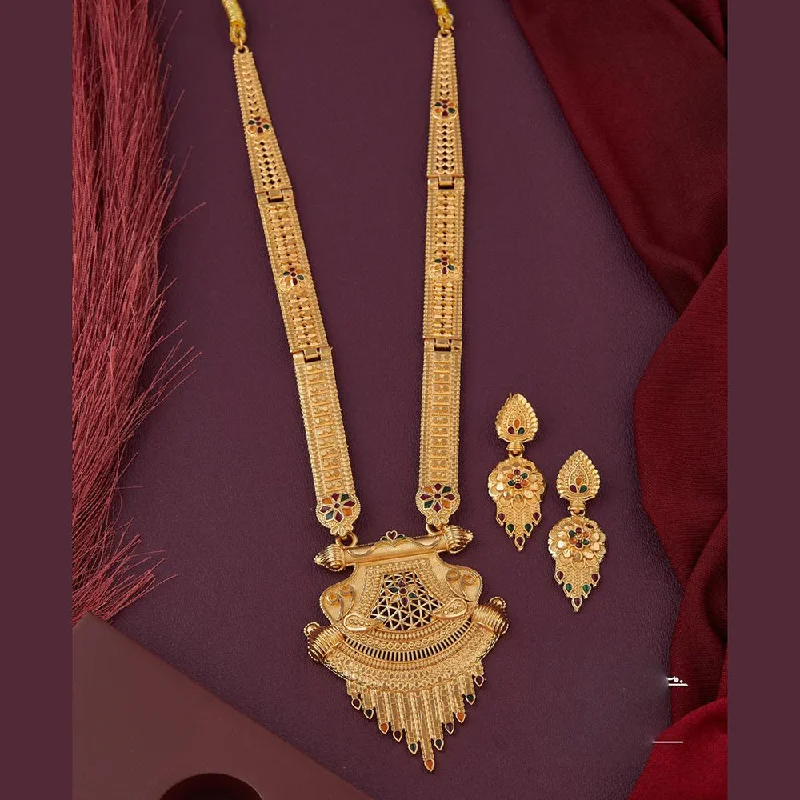 Limited-Time Offer On Elegant Jewelry Pieces Kalpna Sales Gold Plated Meenakari Necklace Set