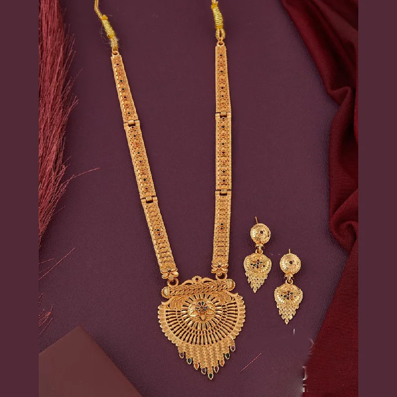 Buy More, Save More On Stunning Jewelry Designs Kalpna Sales Gold Plated Meenakari Necklace Set