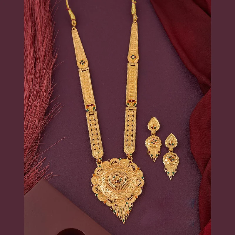 Affordable Luxury Jewelry For Every Occasion Kalpna Sales Gold Plated Meenakari Necklace Set