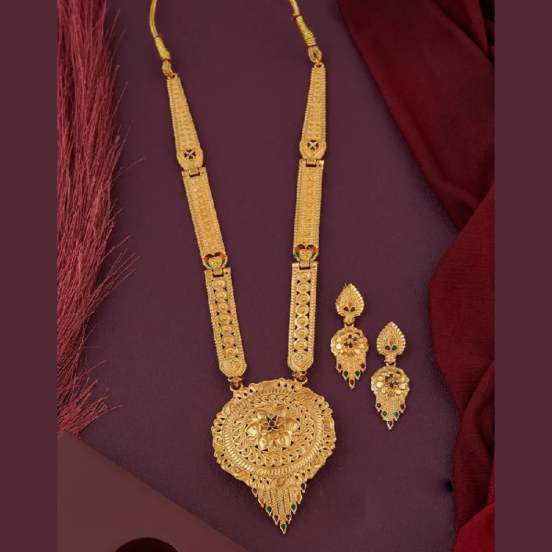 Handcrafted Jewelry Sale – Unique Designs At Low Prices Kalpna Sales Gold Plated Meenakari Necklace Set