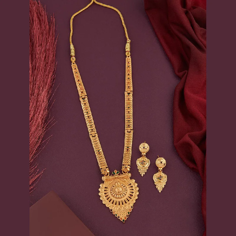 Huge Savings On Timeless Jewelry Collections Kalpna Sales Gold Plated Meenakari Necklace Set