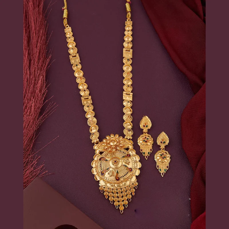 Shop Stylish Jewelry Now And Save Big Kalpna Sales Gold Plated Meenakari Necklace Set