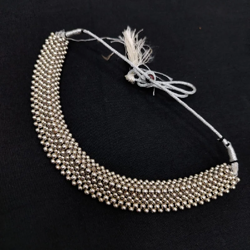 Elegant Necklaces And Bracelets At Limited-Time Offers Pooja Bangles Oxidised Plated Choker Necklace Set