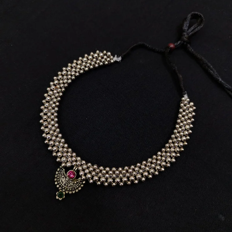 Must-Have Jewelry At Unbelievable Discounts Pooja Bangles Oxidised Plated Choker Necklace Set