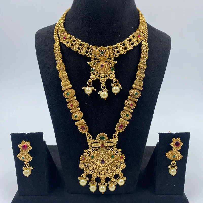 Unmissable Jewelry Clearance – Final Reductions The Fashion Jewels Gold Plated Pota Stone And Beads Necklace Combo