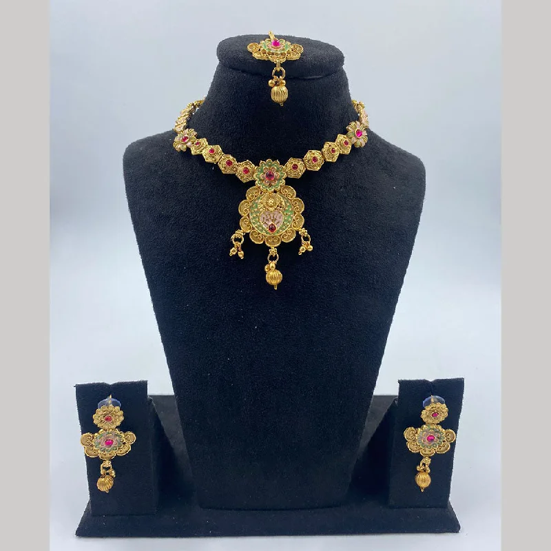 Limited-Time Jewelry Discounts – Shine Without The Splurge The Fashion Jewels Gold Plated Pota Stone And Beads Necklace Set