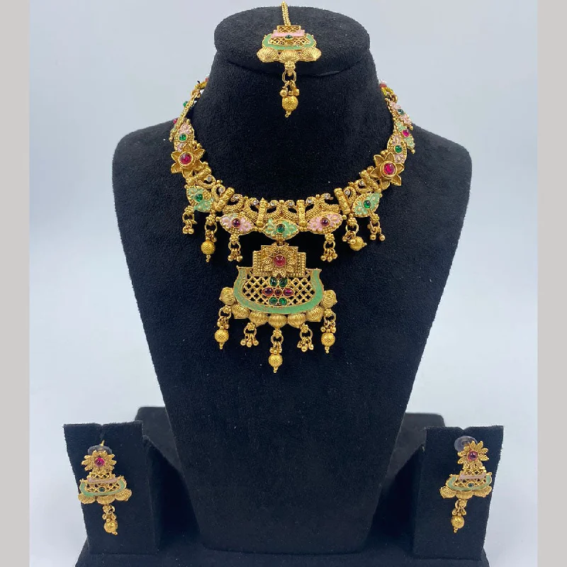 Personalized Jewelry Sale – Unique Gifts At Low Prices The Fashion Jewels Gold Plated Pota Stone And Beads Necklace Set