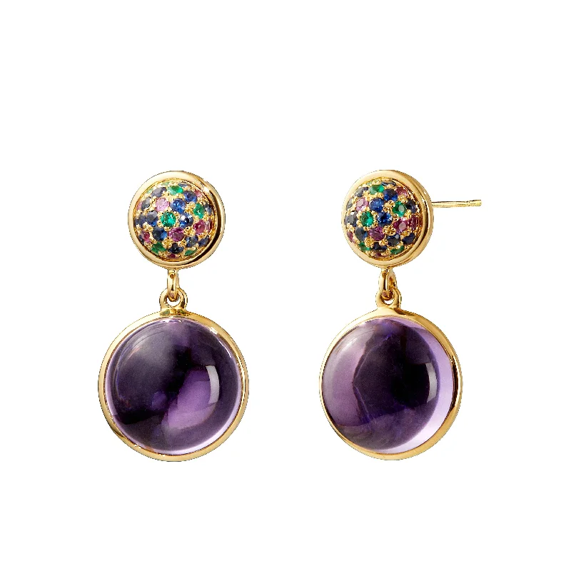 Personalized Jewelry Sale – Unique Pieces At Great Prices Double Drop Gem Earrings